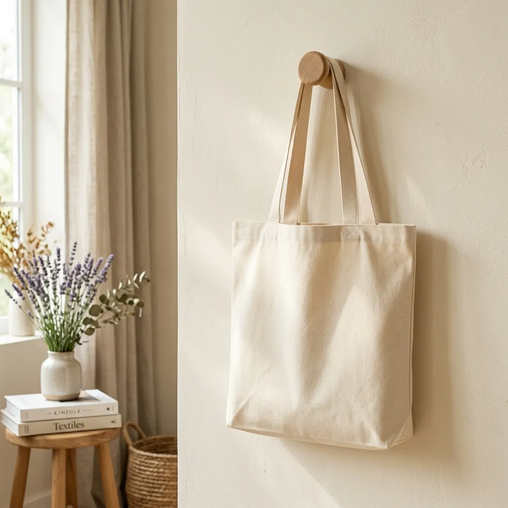Tote bag en toile personnalisé H Totes, fait main